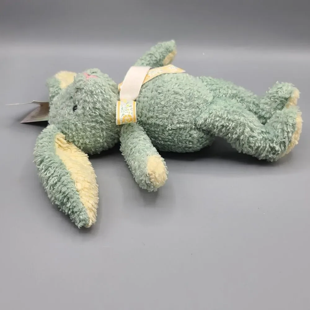 Mary Meyer Bunny Plush Easter Floppy Baby Green Gift Blush Rabbit With Tag